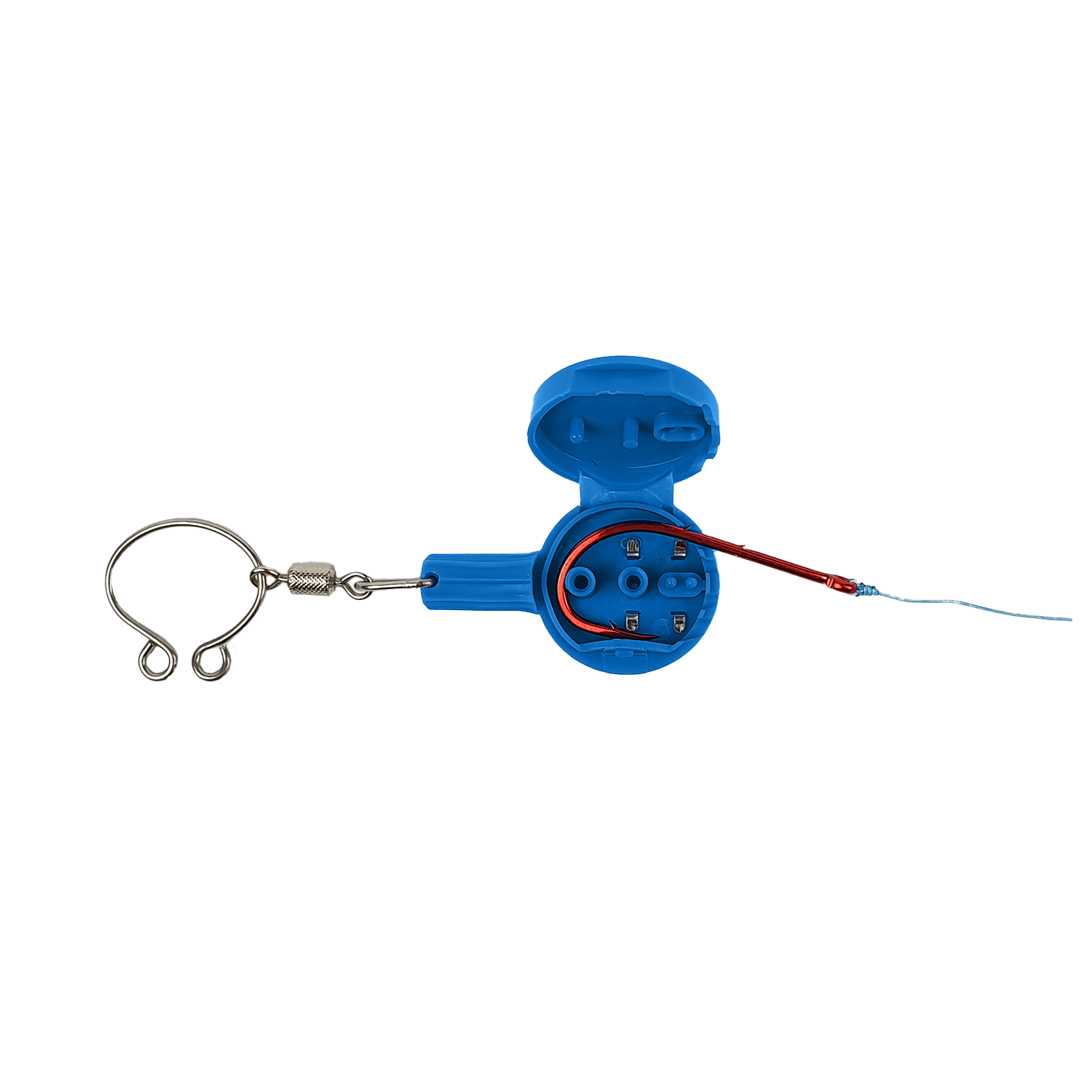 How to tie a Snell Knot using the Hook-Eze knot tying tool #snellknot  #fishingknots #hookeze 