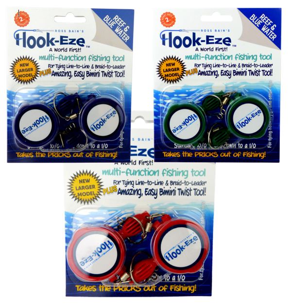  HOOK-EZE Fishing Knot Tying Tool(Standard and Large Combo), Fishing  Knot Tying Cards to 8 Essential Fishing Knots, Come with A Fly Fishing  Zinger Retractor : Sports & Outdoors