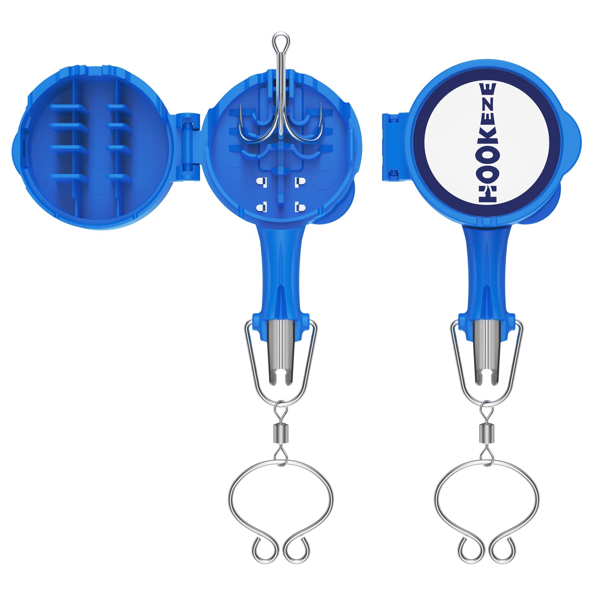 ez hook fishing HOOK-EZE New All in One Nail Knot Tying Tool | Pack of 2 | Protect from Fish Hooks | Tie Knots Easily | Cool Gadgets The Hook Valley Tieless Fishing Tackle EZ
