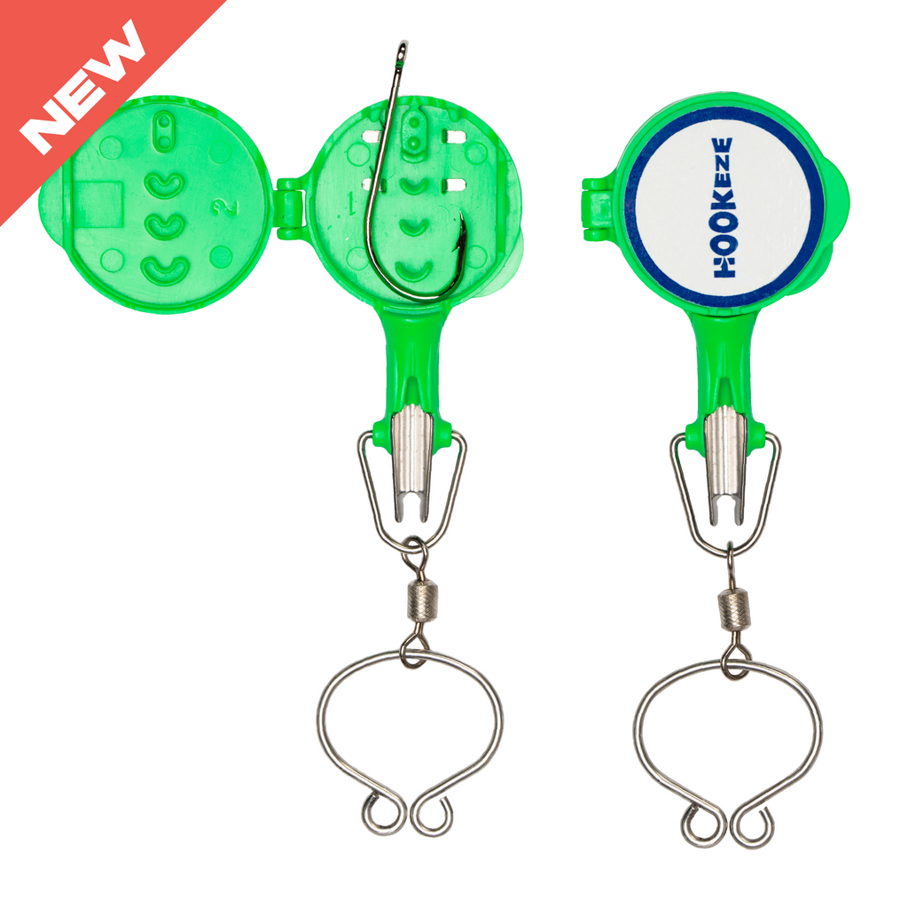 HookEze Fishing Nail Knot Tying Tool | Pack of 2 | Green