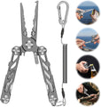 HookEze Folding Fishing Pliers | With Belt Pouch & Lanyard