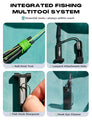HookEze Wearable Fishing Rod Holder with Hook Clip