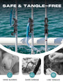 HookEze Wearable Fishing Rod Holder with Hook Clip
