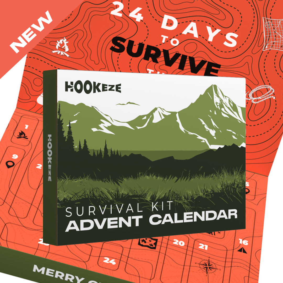 HookEze Survival Advent Calendar | Fishing, Camping, Hiking, Adventure Kit