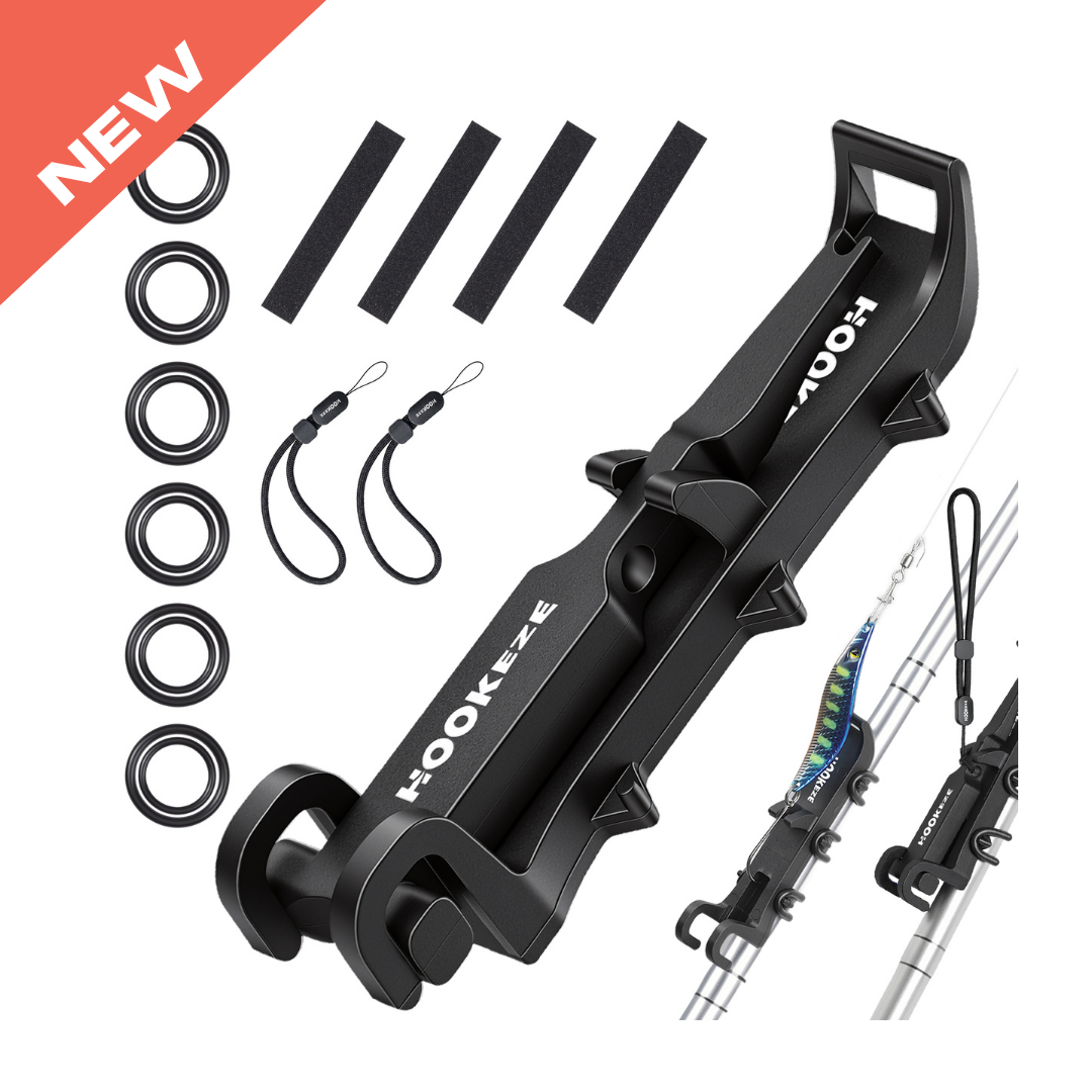 HookEze Wearable Fishing Rod Holder with Hook Clip
