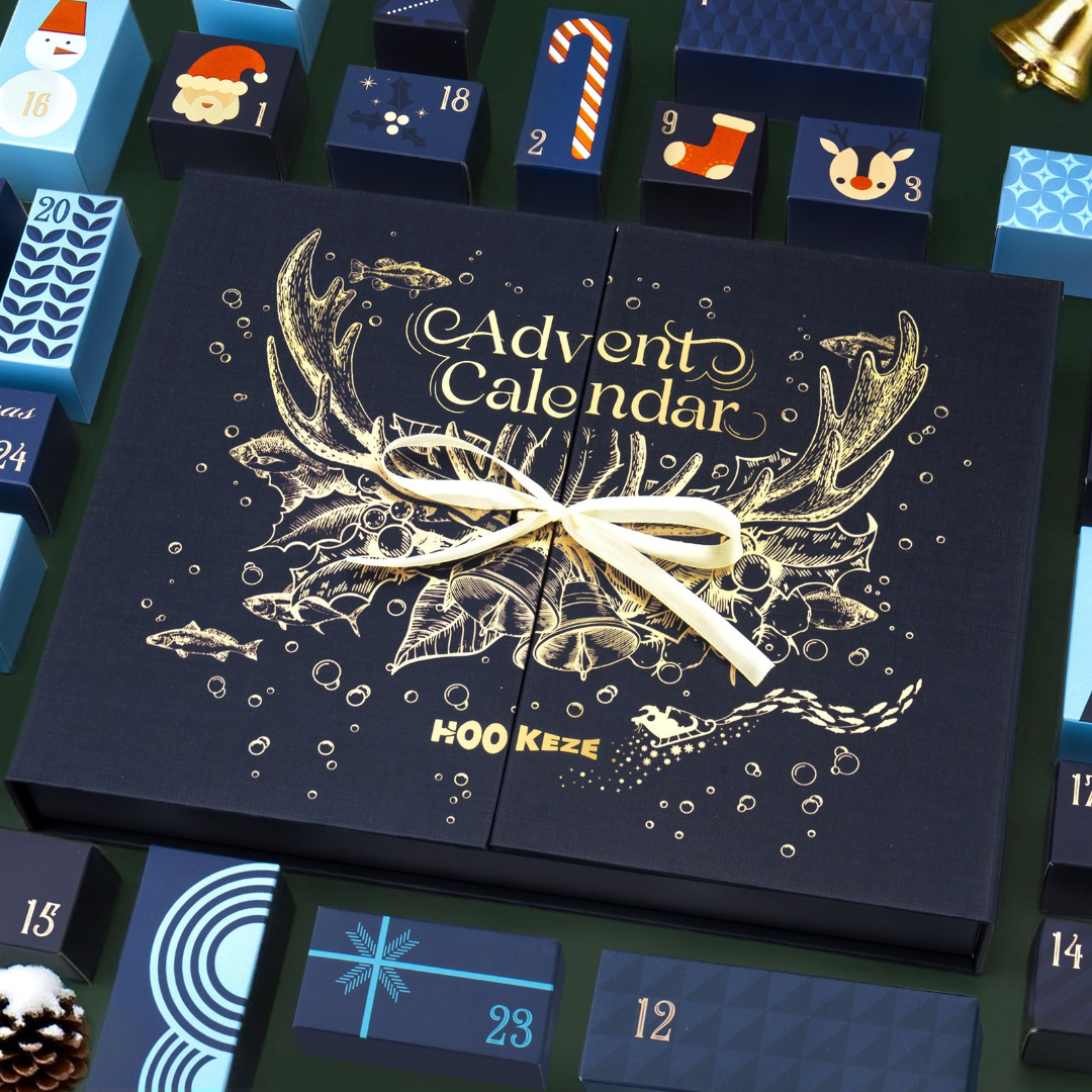 HookEze Fishing Advent Calendar Pro Kit | 24 Days of Fishing Gifts