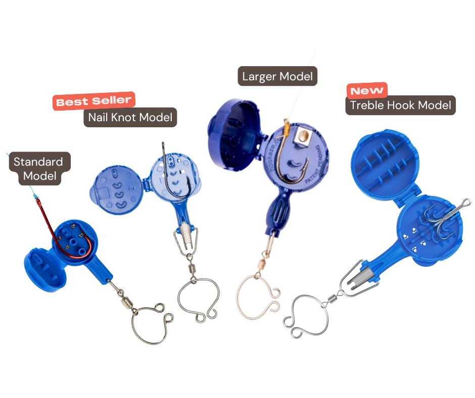 easy fishing hook tying tool Knot Great when ice fishing with cold or numb fingers. TYEPRO Original | Fishing Knot