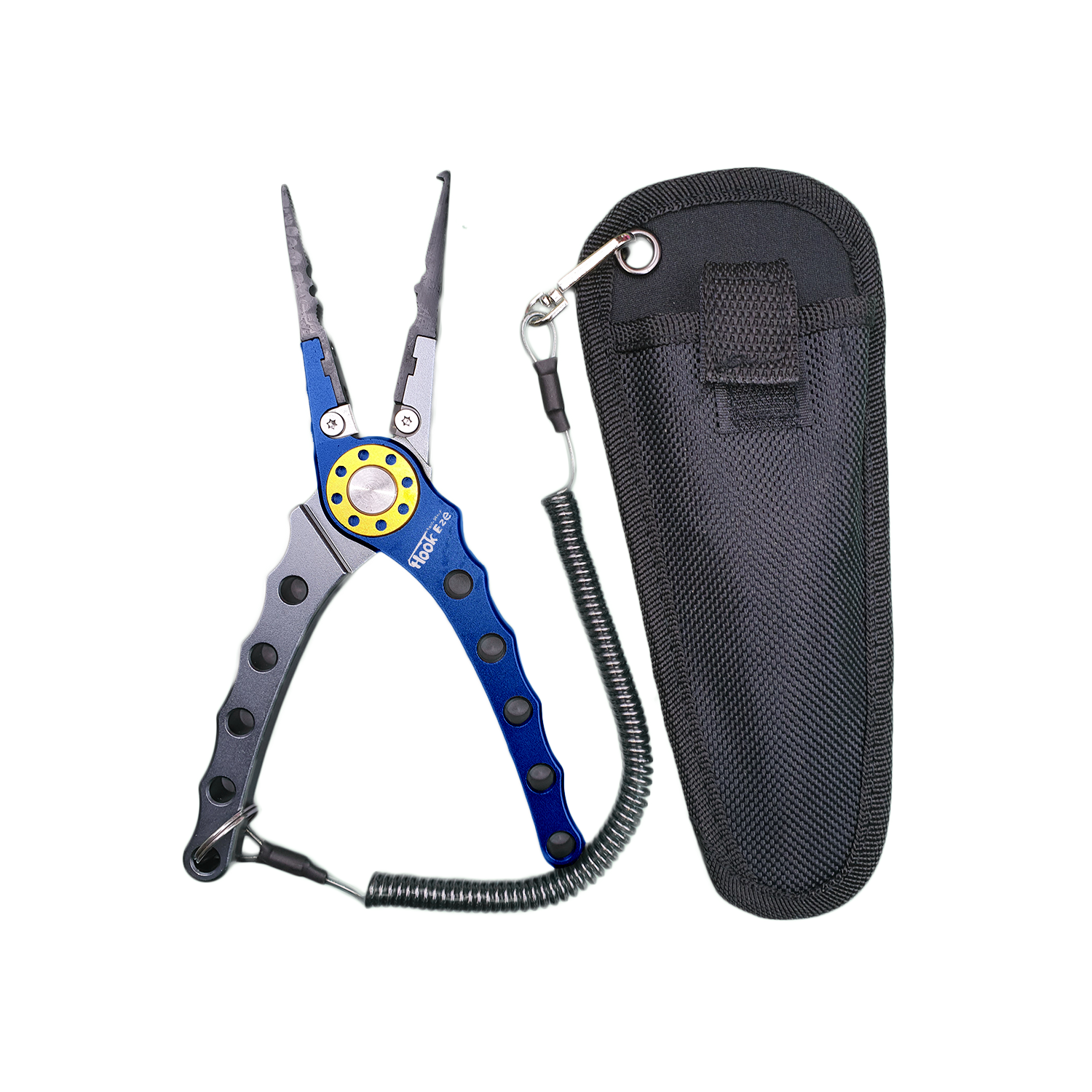 1pc Blue Multi-Functional Stainless Steel Fishing Pliers With
