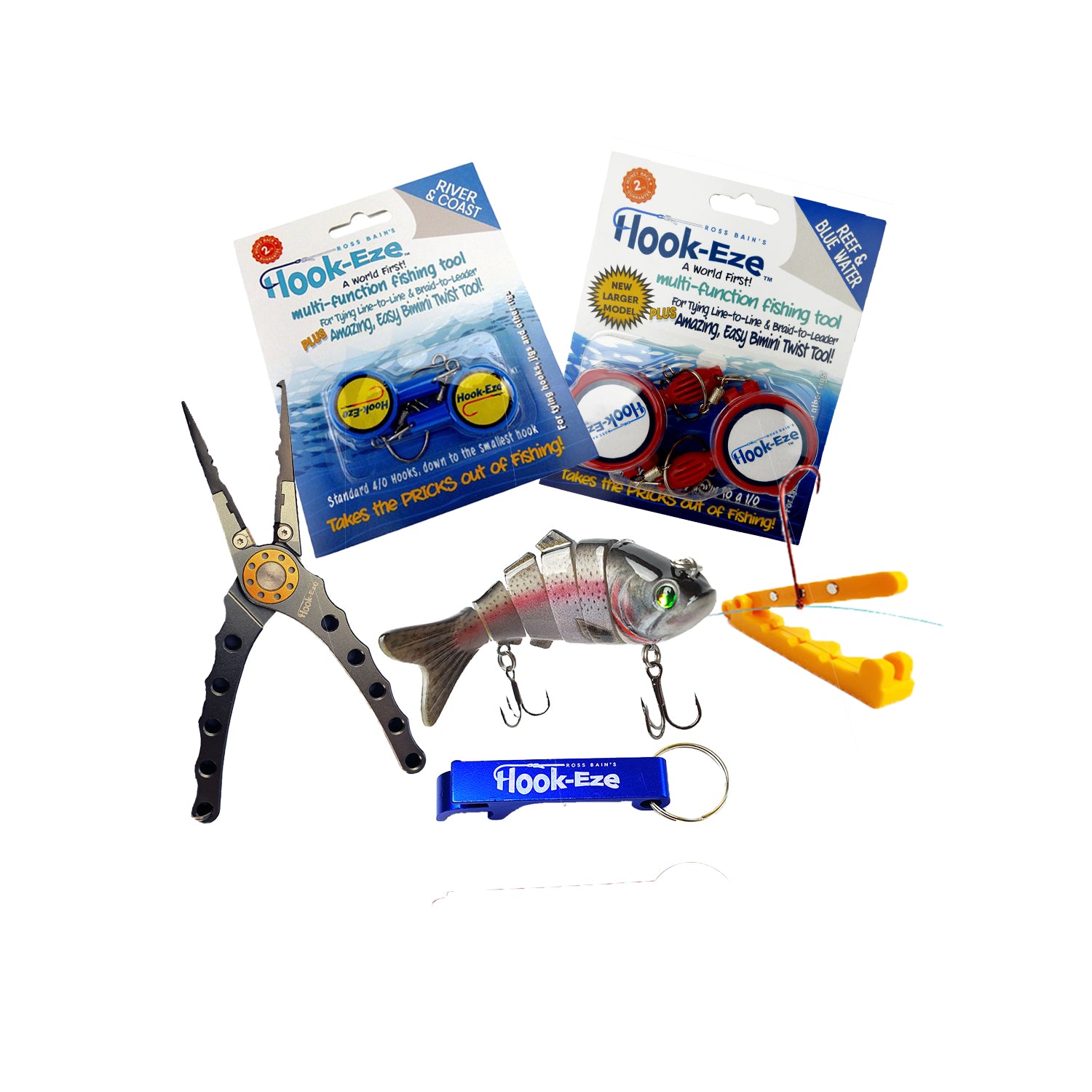 HOOK-EZE Large Fishing Tool - Blue